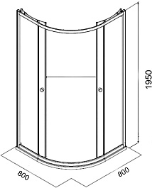 Parly Душевой уголок ZE811 – фотография-4